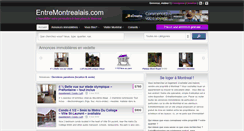 Desktop Screenshot of entremontrealais.com